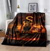 Galatasaray Flannel Blanket Soft Warm All-Season Throw, Design for Camping, Car Travel, Hiking Sofa, Bed, Office Perfect Gift for Parties