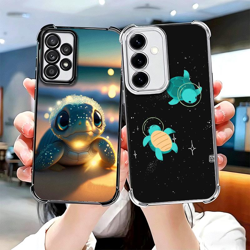Мультяшная морская черепаха, покрытие, чехол для телефона для Samsung A17 A07 A37 A57 A16 A56 A15 A55 A14 A54 A13 A53 A26 A36 A25 A35 A24 A34