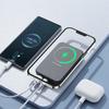 Мини-пауэрбанк 10000 мАч Магнитный с QC PD USB Type-C Зарядное устройство Черный