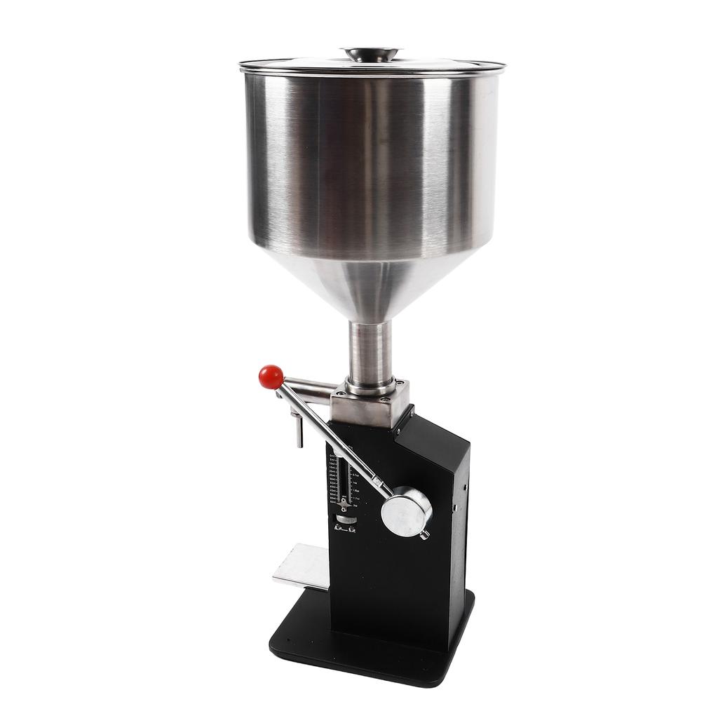 Manual Paste Liquid Filling Machine Adjustable 5?60ml Stainless Steel Bottler Filler for Pastes