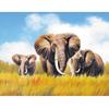 DIY Elephant 5D Diamond Painting Full Round Drill Animal Diamond Embroidery Cross Stitch Mosaic Kits Wall Art Home Decor