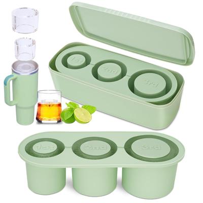 Устройство для приготовления кубиков льда для стаканов Stanley Tumbler Cup, силиконовые формы для кубиков льда с крышкой и контейнером для охлаждения коктейлей, виски, напитков
