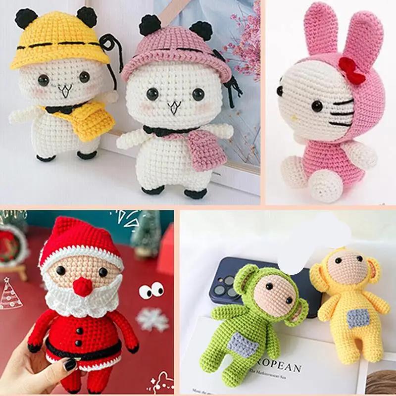 25g*5PCS Soft Milk Cotton Knitting Yarn Anti-Pilling High Quality Knitting Cotton Wool for Crochet Scarf Sweater Hat Doll Craft