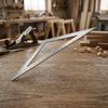 Measuring Tool Carpenter Triangle 45 90 Set Square Angle Marking Template Portable Set Square Steel Angle Gauge For Carpentry