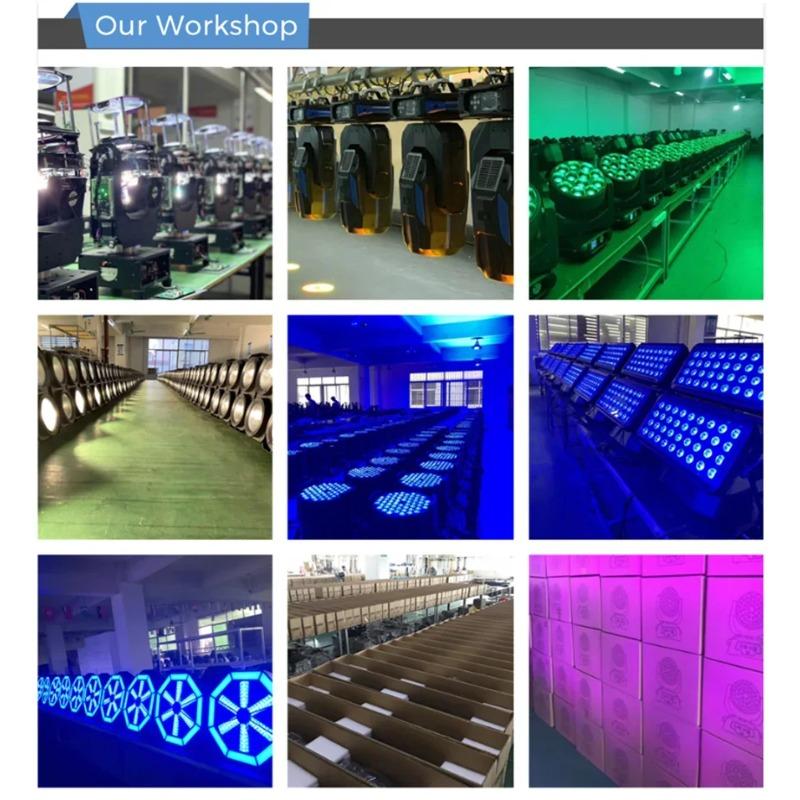 100W LED Lyre Beam Moving Head Light | Sound Activated & DMX Control, Includes Flight Case for DJ/Disco/Wedding/Bar Stages