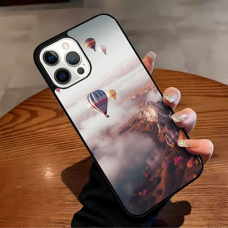 Hot Air Balloons Sunset Phone Case For iPhone 17 Air 16 15 14 13 12 11 Pro Max Max Plus Bumper Case Cover