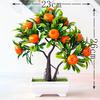 1Pc Artificial Fruit Orange Tree Bonsai Home Office Garden Desktop Party Decor Christmas Ornament