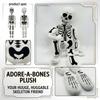 Plush Skeleton Toy Soft Stuffed Animal Doll with Detachable Limbs for Educational and Decorative Use Suitable for Various Ages