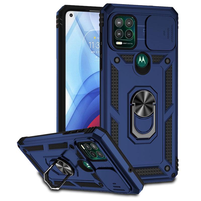 QWДля Motorola Moto G PURE G Power STYLUS Fusion чехол Роскошный автомобильный магнитный чехол для телефона с кольцом для Moto PLAYСиликоновый задний чехол