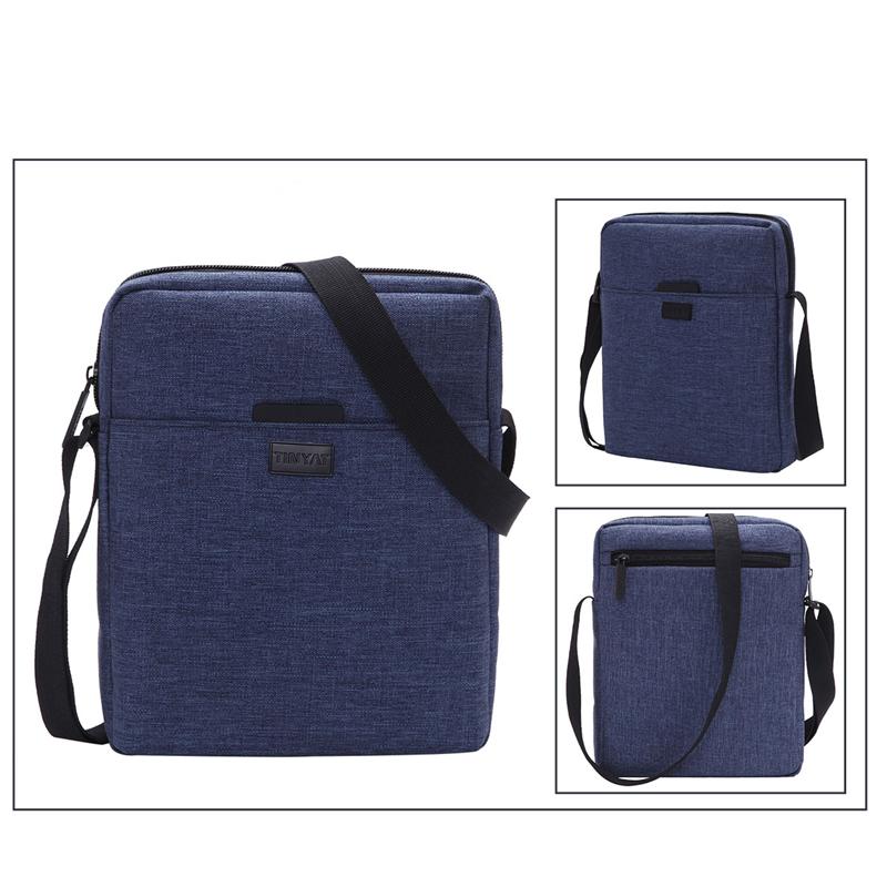 TINYAT Мужские сумки Легкая парусиновая сумка через плечо для Ipad Повседневные сумки через плечо Водонепроницаемые деловые сумки для багажа и сумок Мужские сумки Сумки через плечо