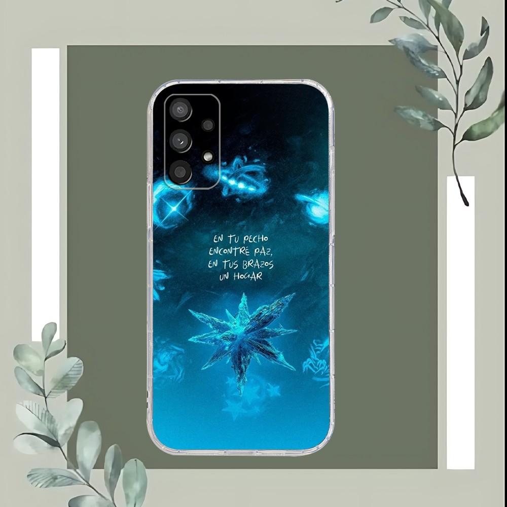 Cartoon Singer Saiko Sakura Phone Case For Samsung Galaxy A52 A12 A51 S21 Edge S22ULTRA S23 S20LITE Plus Ultra Transparent Cover