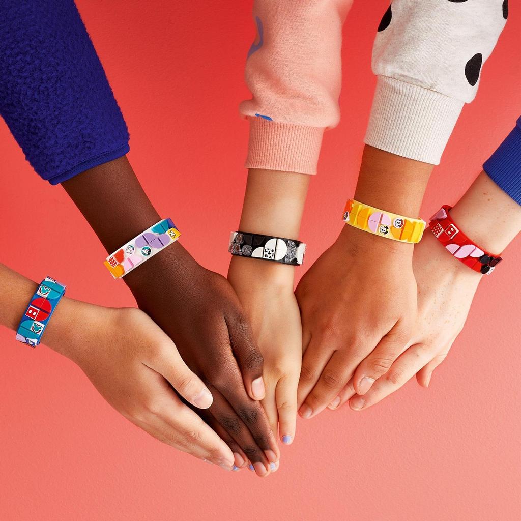 LEGO Dots Mickey Friends Bracelet Multipack 41947 Toy Block Present Jewelry Craft Boys Girls Ages 6 and Up &