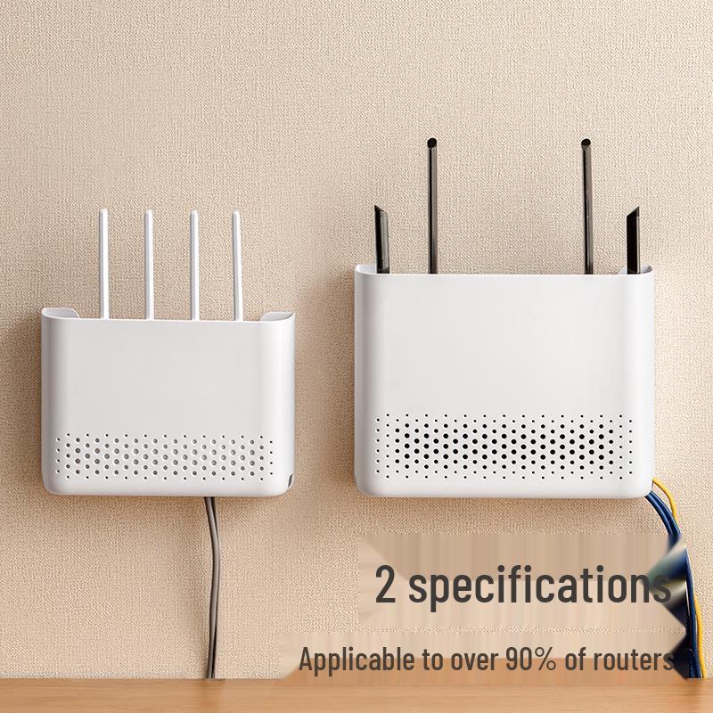 Настенная полка для хранения WiFi-роутера без сверления для гостиной