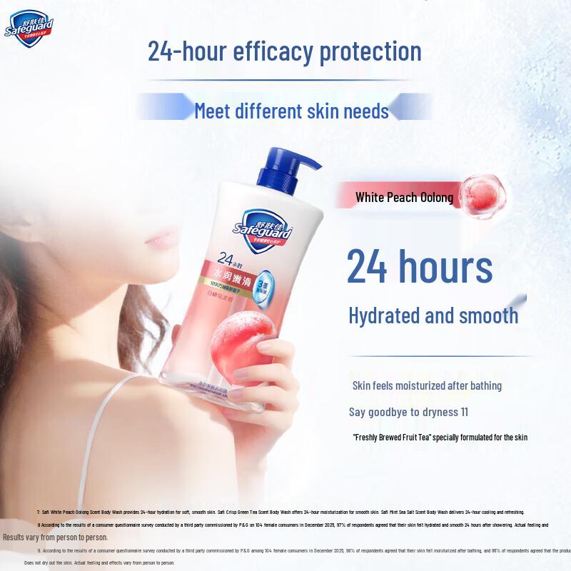 Гель для душа Safeguard Белый персик Улун