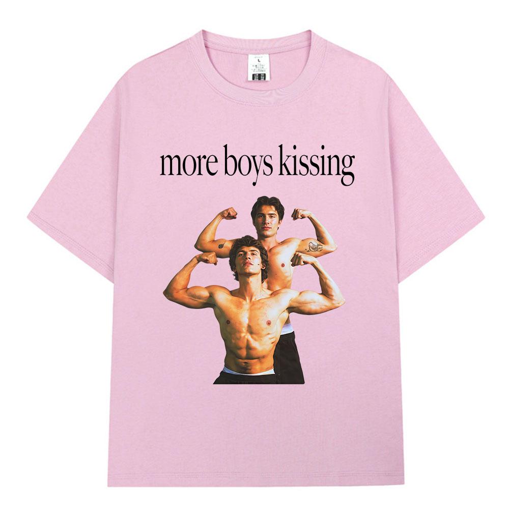 More Boy Kissing Heated Rivalry Shane Hollander Ilya Rozanov T Shirt Unisex Women Fashion Tshirts Cotton Oversized Casual Tshirt