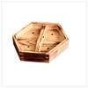 Wooden Hexagonal Steamer Chinese Dim Sum Steamed Grid Multi-size Heat Resistant Household Pastry Steamer Kitchen Cookware Tool