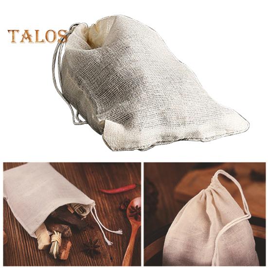 50 шт. пакетиков для специй для приготовления супа, многоразовый мешок со шнурком, чайные пакетики, неотбеленный марлевый мешок для процеживания, заваривания чая