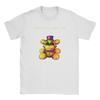 Tomorrow is Another Day Mens T Shirts  FNAF At Freddys Vintage Tee Shirt Short Sleeve Round Collar TShirt Cotton Adult Clothed