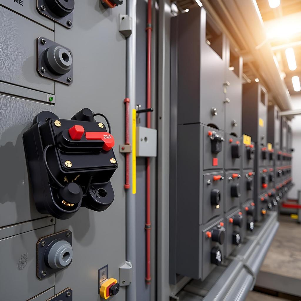 Hilitand Автоматический выключатель постоянного тока Переключатель сброса Предохранитель сброса 80-300A Автоматический выключатель для автомобиля мотоцикла (200A)