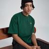 Reebok Футболка унисекс из серии Sports Lifestyle, однотонная, повседневная, с круглым вырезом и коротким рукавом, зеленая 24SRM421UGL1