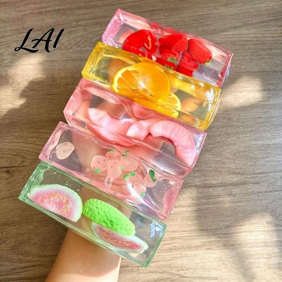 Portable Fidgets for Travel Soft TPR Squeeze Toy Stress Relief Fruit Sensory Fidget Toys Kids Adults Kids Handheld Decompression Office And Home Use
