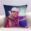 Hot Famous Singer JJustin BBieber Doublesided print Pillow Case Pattern Printed Pillowcase For Living Room Sofa Cushion Cover