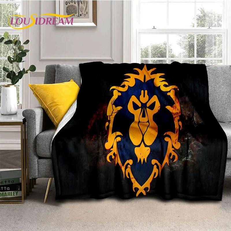 WOW, World of Warcraft Demon Hunter, Lich King Game Flannel Blanket for Beds Bedroom Sofa Picnic,Throw Blanket Outdoor Leisure