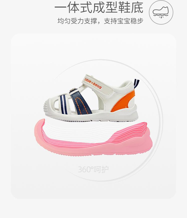 David Bella Boys' Sandals Summer Baby Walking Shoes