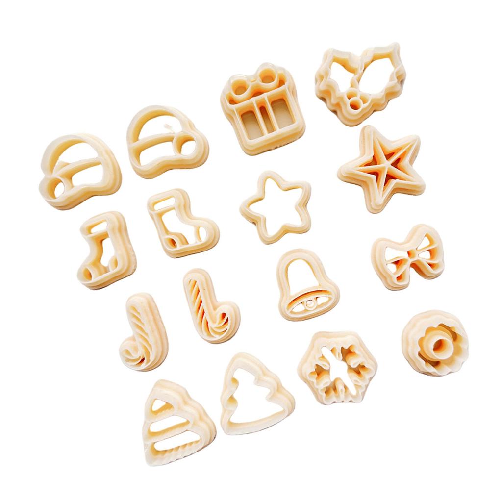 Рождественские глиняные банты, глиняные формы для резки, елочные глиняные серьги, декоративные формы для изготовления ювелирных изделий