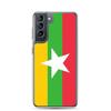 Coque Téléphone Drapeau Birmanie - Samsung Galaxy S21 Plus