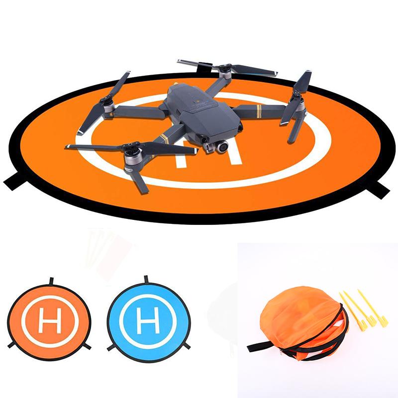 For RC Quadcopters DJI MAVIC 3/ Mini 2 Drone Pad 55cm Foldable Landing Pad RC Dron Mat Quadcopter Parking Apron Apron Pad