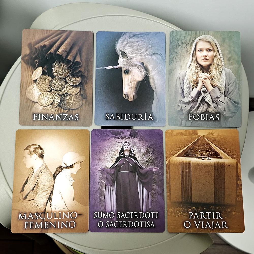 Колода оракулов прошлой жизни 44 шт. карты оракула на испанском языке 10,4*7,3 см