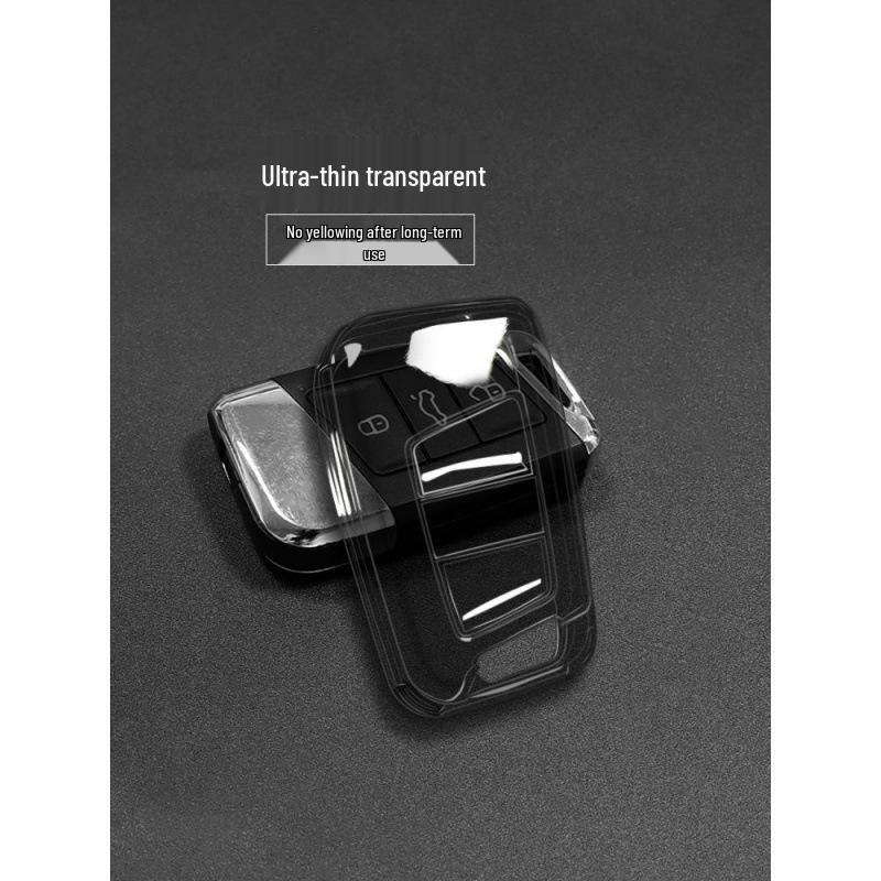 Чехол для ключей Volkswagen Magotan 330/380, Passat '23, B8, Arteon, CC - Прозрачный корпус для модели 2024 года
