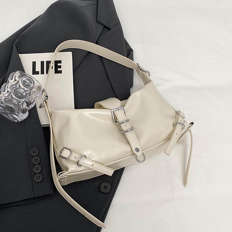 Ретро текстурированная сумка через плечо для женщин женская сумка подмышкой повседневная сумка универсальная однотонная простая красная винная новая