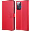 Protective Case - BOOLING - for Samsung Galaxy A53 5G - Red - Anti-scratch - Shockproof - Wallet