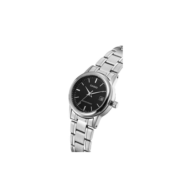 Casio CASIOSTANDARD серия модный деловой повседневный универсальный простой классический стрелочный индикатор даты маленький циферблат водонепроницаемый кварцевый LTP-V002D-1AUDF