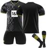 2223 Dortmund Away Jerseys Children's Football Training Suit Set