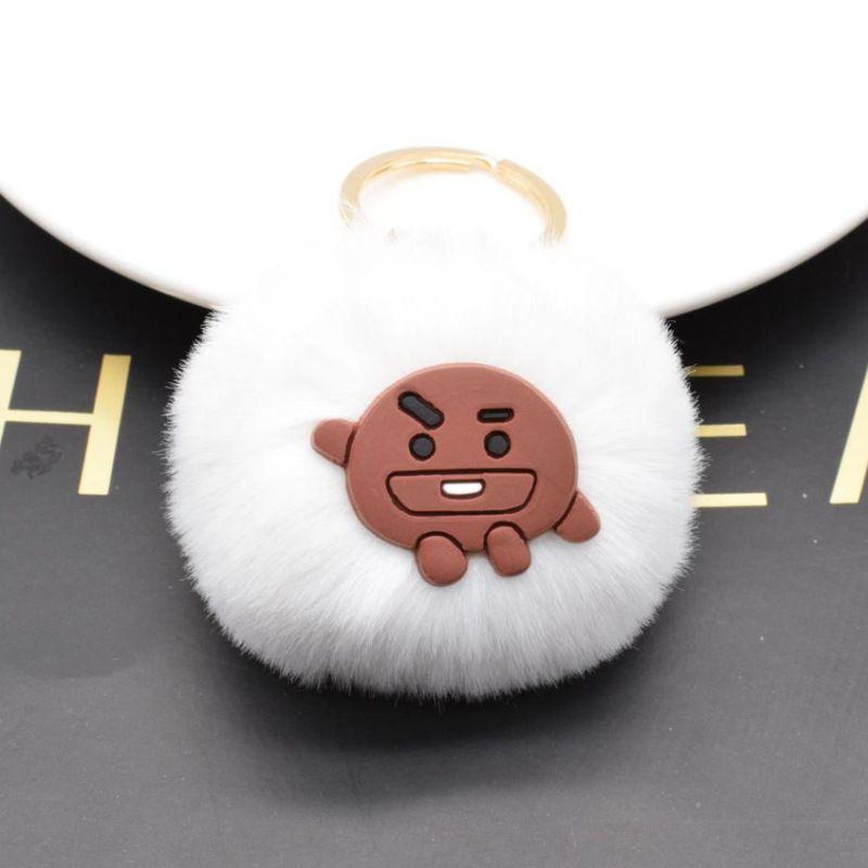 Брелок-пушистик Bts Kpop Bts Bangtan Boys Чимин Джин Чонгук Джей-Хоуп Подвеска Подарок для фанатов