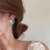 "Colorful Transparent Glass Round Earrings: Trendy, Fashionable, and Perfect for Holidays"