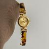 BS Bee Sister Vintage Hand Watch Woman Gold Elegant Tortoiseshell Amber Bracelet Quartz Wrist Watches for Lady Luxury Niche