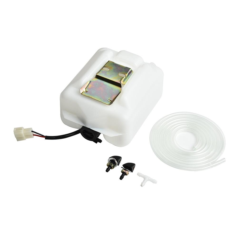 Комплект для мойки бачка для мойки, резервуар для воды, 12 В, насос, шланг, узел очистки