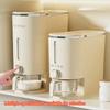 Kitchen Rice Container One Click Press Storage Household Spice Storage Organizer Moisture Proof Sealed Container Press Type Box
