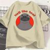 Unisex Neil The Seal T Shirts 100 Cotton Tops Casual Short Sleeve Crew Neck Tee Shirt Plus Size Tshirt