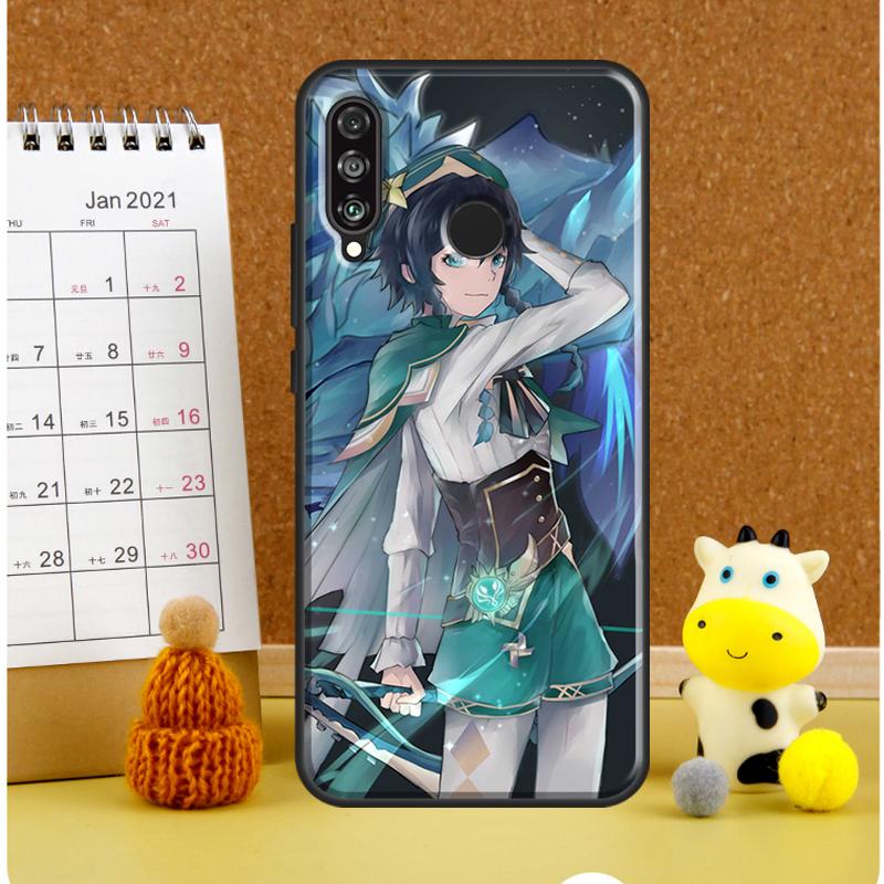 Чехол Genshin Impact Венти для Huawei Nova 12i 12s 7i 8i 11i 11 9 10 SE Y60 Y61 Y70 Y72 Y73 Y90 Y91 P30 P40 Lite