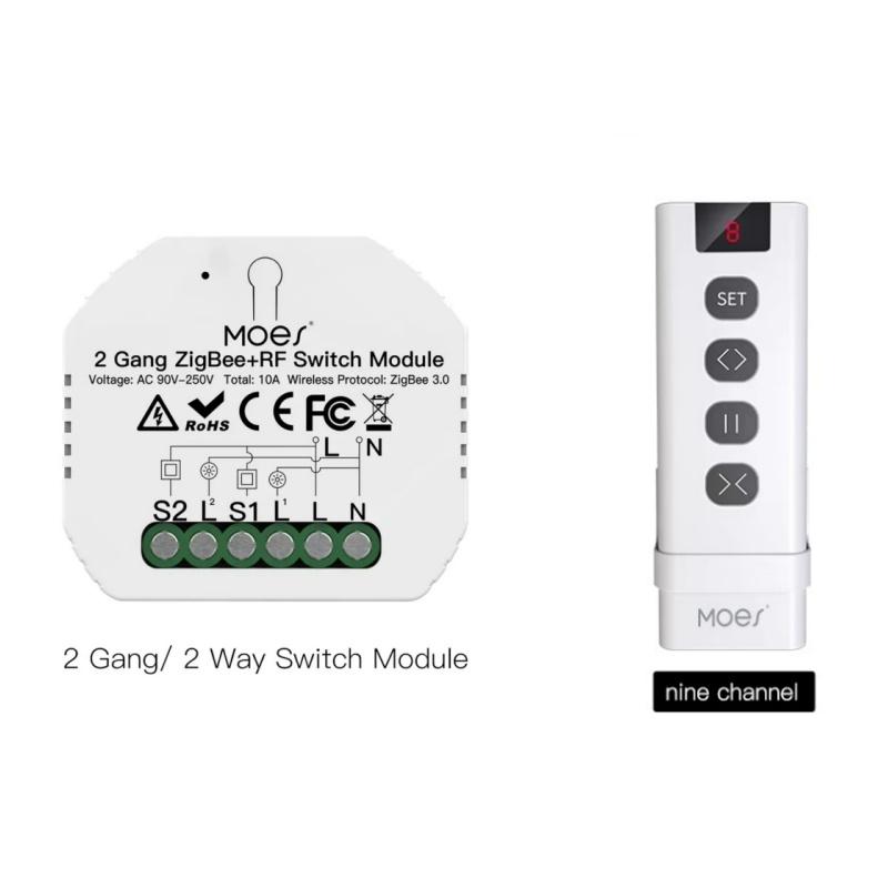 MOES Умный RF ZigBee 3.0 DIY Модуль Переключателя Tuya Smart Life Приложение Удаленное Управление Работает с Alexa Google Home Ассистент Голосовой Контроллер