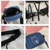 Canvas Shoulder Women's Bag Small Korean Fashion Messenger Crossbody Bag for Girl Students Cotton Cloth Female Handbags
