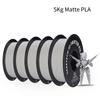 Geeetech 5kg Matte Filament PLA 1.75mm, 3D Printer Material Polylactic Acid, Frosted Texture, Vacuum Packaging