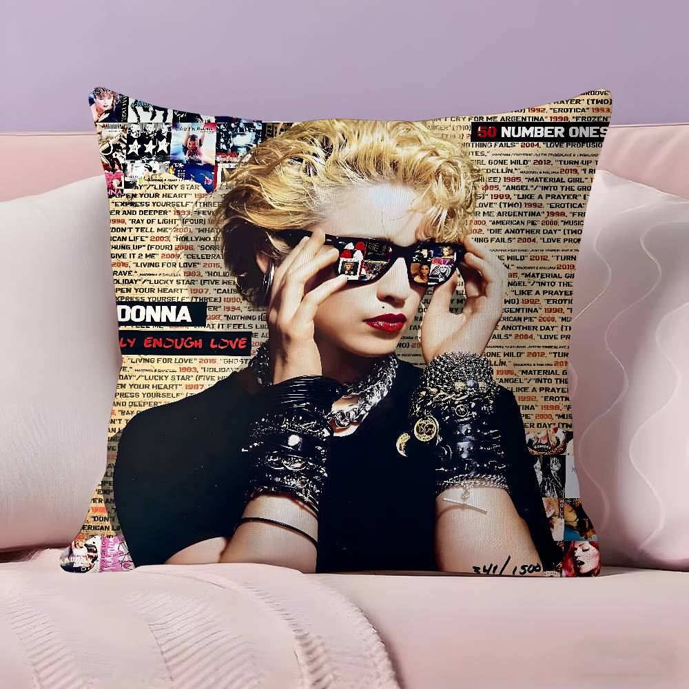 Singer MMadonna Like aVirgin Pillow Case Ultra Soft Skin Friendly Fabric Cloud Like Comfort Concealed Zipper
