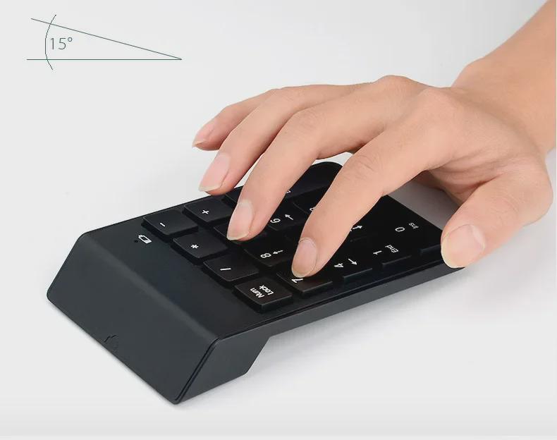 Беспроводная цифровая клавиатура 2.4G для бухгалтерского учета и офисного использования