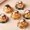 50Pcs Plastic Squre Round Baking Mid Autumn Moon Cake Inner Tray Egg Yolk Pastry Baked Dessert Packaging Boxes